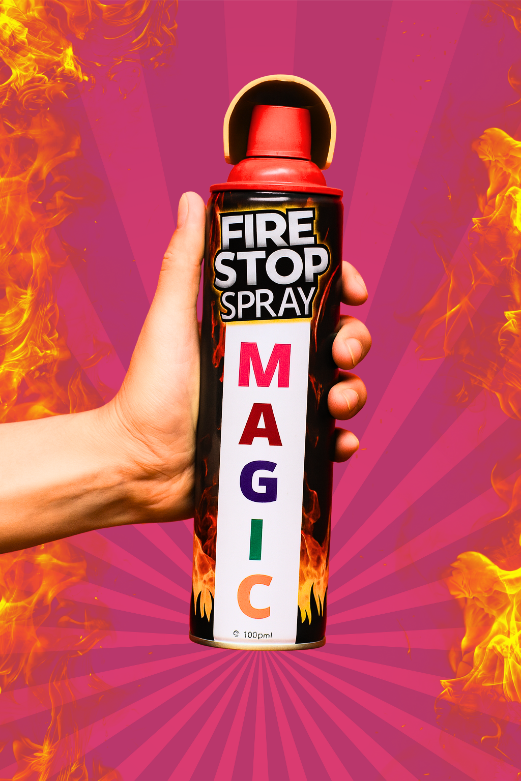 Stingator spray cu suport de prindere, 1000ml, Magic